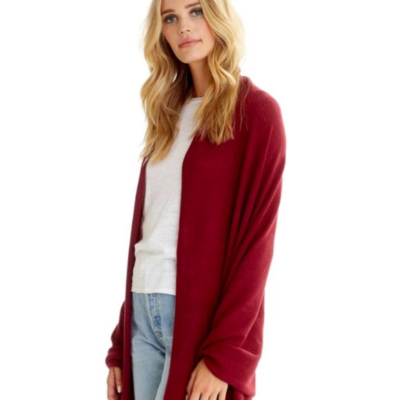 Naked Cashmere Burgundy/Red Georgia Scarf - Picture 2 of 4